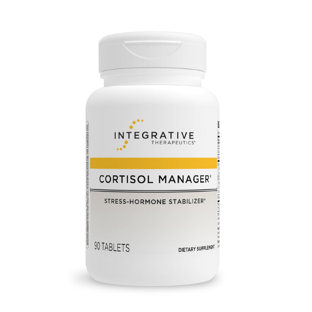 Integrative Therapeutics Cortisol Manager - Adrenal Health Support Supplement for Healthy Stress Response* - Vegan, Dairy-Free & Gluten-Free - 90 Capsules (45 Servings)