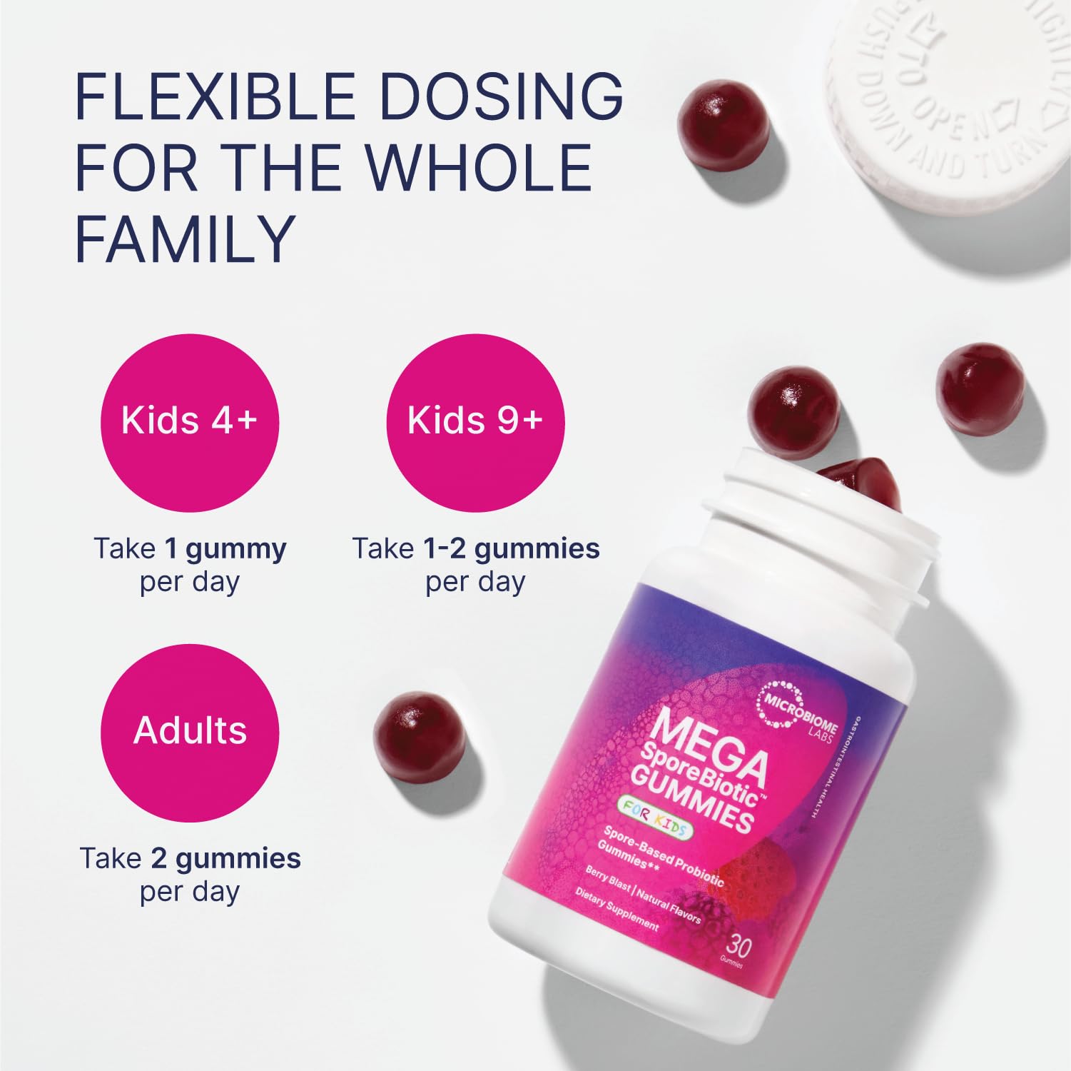 Microbiome Labs MegaSporeBiotic Probiotics for Women & Men - (180 Capsules)