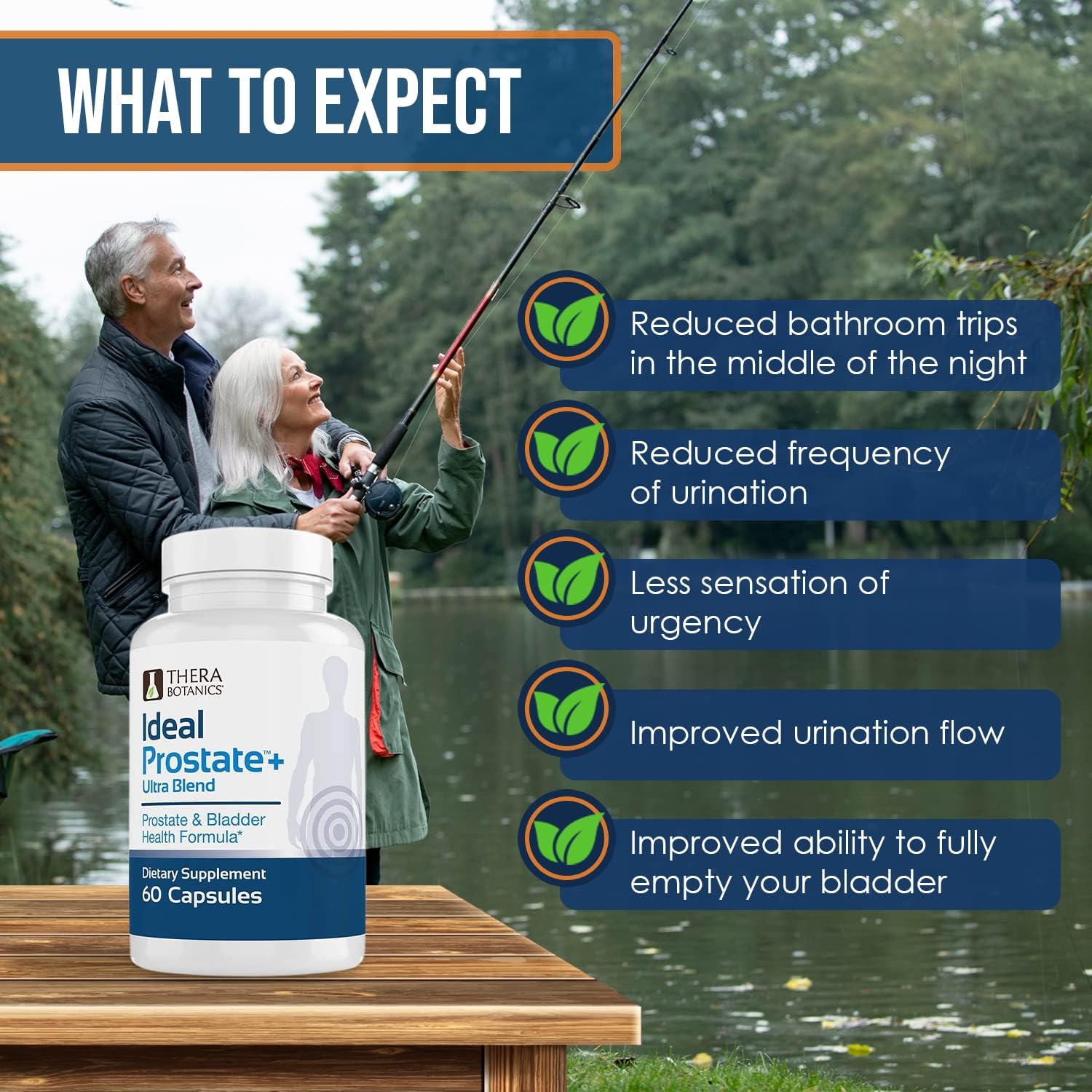 Advanced Men's Prostate Support by Ideal Prostate Plus Ultra with Reishi Mushroom, Saw Palmetto, Lycopene and More for Natural Relief