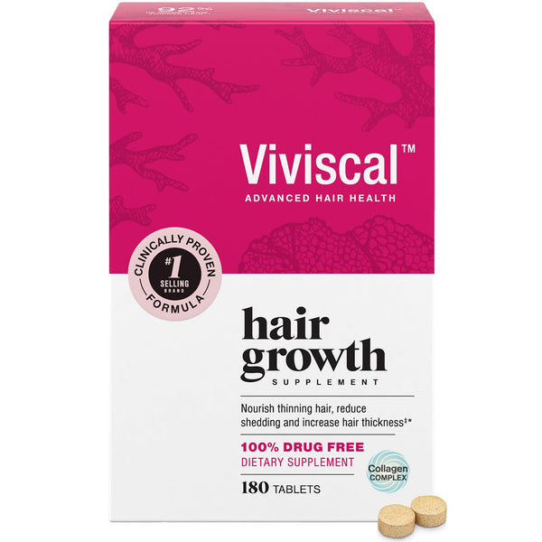 Viviscal Hair Growth Supplements For Women For Thicker, Fuller Hair 180 Tablet