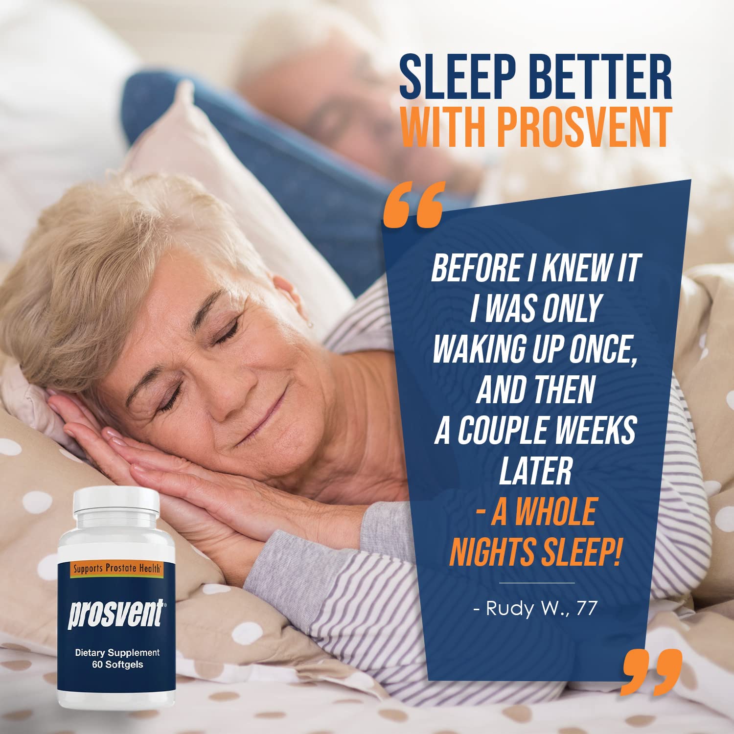 Prosvent Advanced Men's Prostate Support Natural Supplement 60 softgels