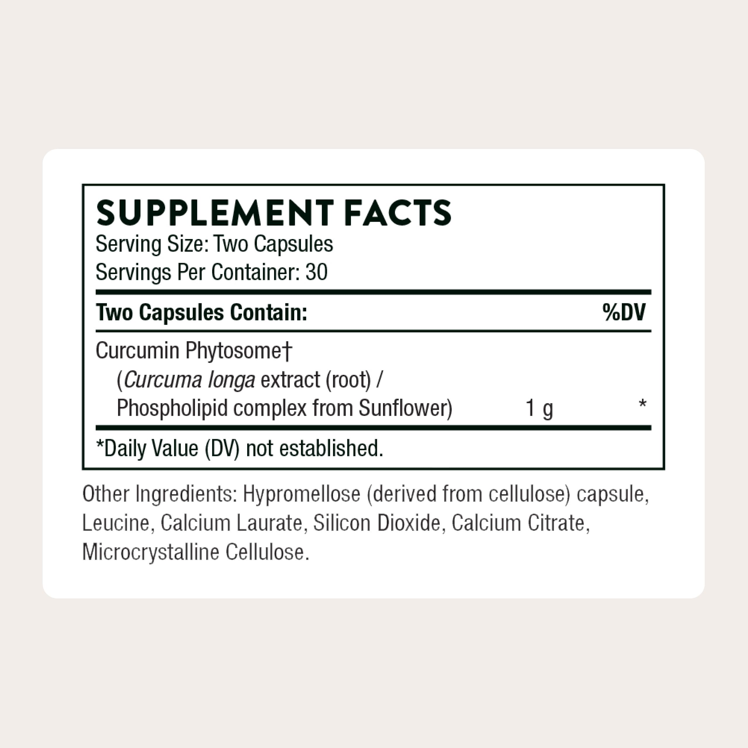 THORNECurcumin Phytosome (formerly Meriva)