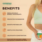 Emma Gut Health Supplement for Digestive Support & Bloating Relief – Doctor-Formulated, 60 Capsules