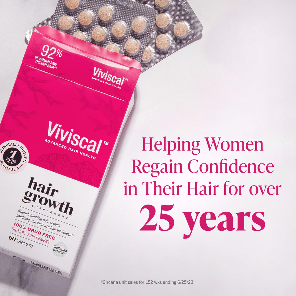 Viviscal Hair Growth Supplements For Women For Thicker, Fuller Hair 180 Tablet
