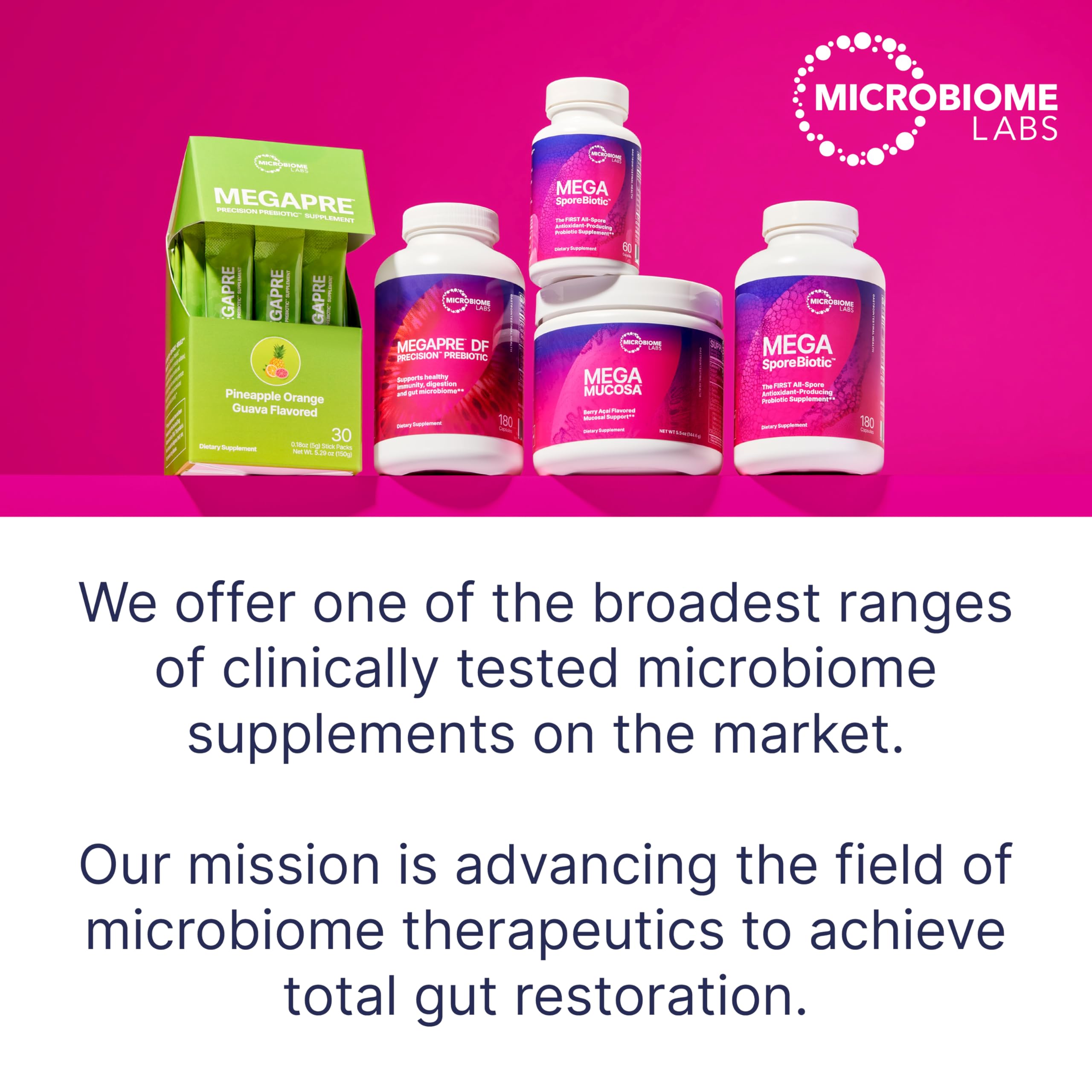Microbiome Labs Mega IgG2000  (120 Capsules)