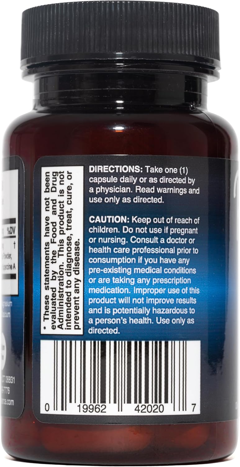 RediMind Brain Health Supplement – Natural Memory & Focus Support (30 Vegan Capsules)