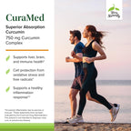 Terry Naturally CuraMed 750 mg – High-Potency Curcumin Complex for Brain, Heart & Immune Support
