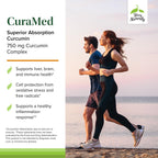 Terry Naturally CuraMed 750 mg – High-Potency Curcumin Complex for Brain, Heart & Immune Support